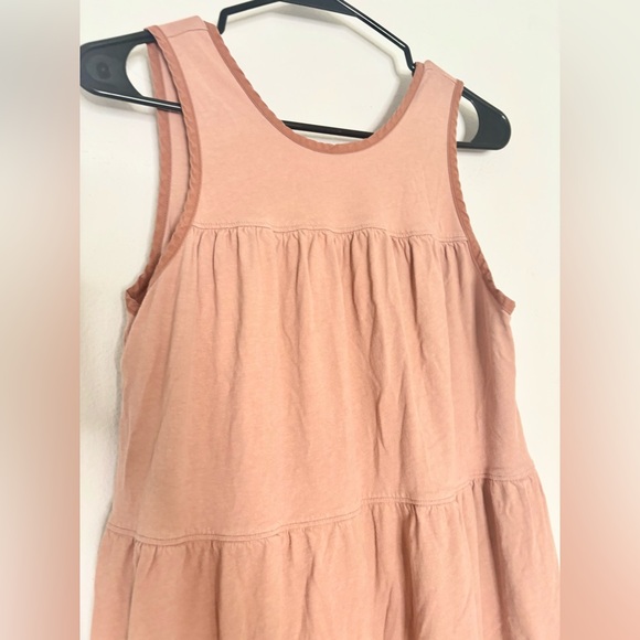 EVERLANE MUTED ROSE TIERED MAXI DRESS SZ MEDIUM - Picture 5 of 9